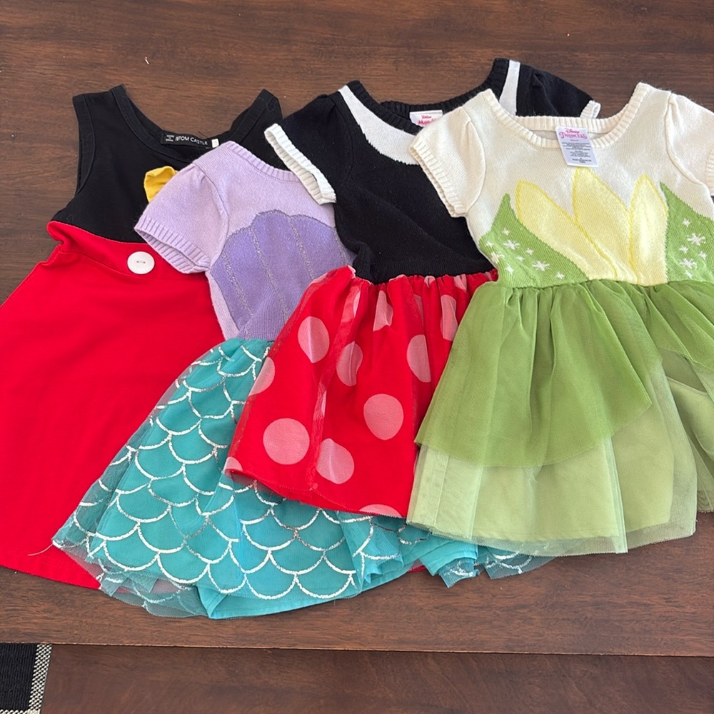 Assorted Disney dress up clothes 2t